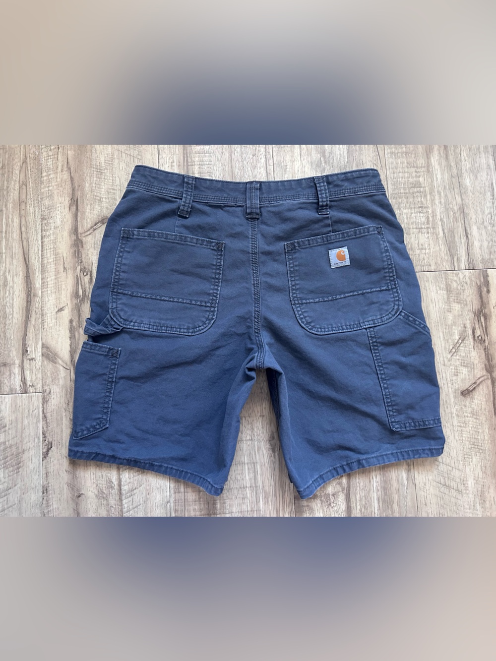 Carhartt Women’s Navy Utility Cargo Shorts casual carpenter outdoorsy workwear